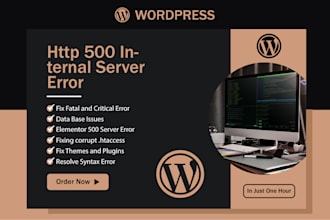 fix http 404, 500 errors, critical fatal issues, google search console problems
