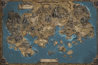 create a world or regional medieval or fantasy map for you