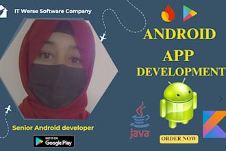 develop android app in android studio using java or kotlin