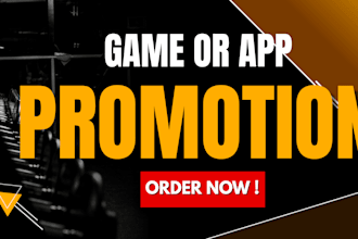 do app promotion game promotion to get you your desired app and game installs