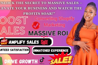 promote shopify store, sales funnel, or shopify marketing to boost shopify sales