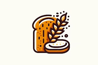 design sweet classic fry bread logo for you