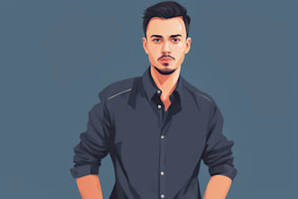draw portrait vector art