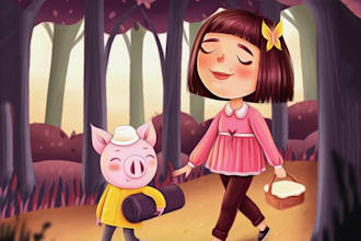 illustrate children story book illustration children story book illustration
