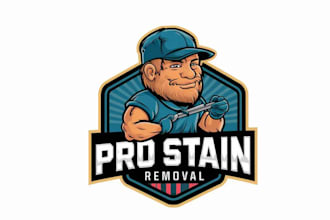 design top notch clean stain removal logo