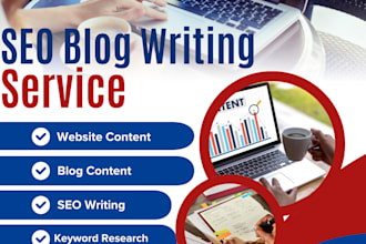 write SEO copywriting, blog and website content strategy