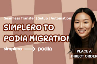 migrate your simplero to podia with seamless setup and automation