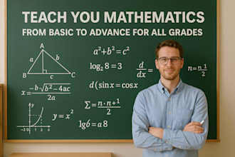 teach you mathematics from basic to advance for all grades