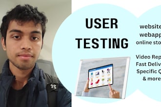 test and review websites, webapps with video feedback