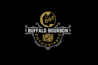 design buffalo bourbon enthusiast logo
