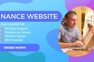 create a credit repair, finance, insurance, accounting wordpress websites