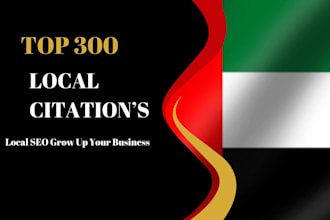 do uae, dubai local citations and directory submissions for local SEO backlinks