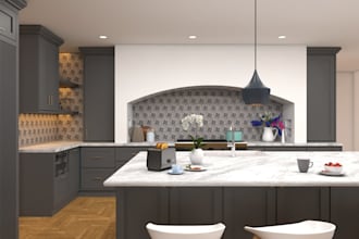 design and draw your remodel kitchen design from your skecth