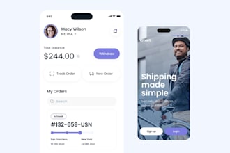 develop logistics app, truck delivery app, dispatch app, parcel delivery app