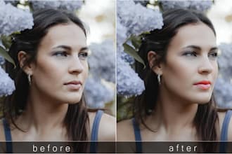 high end portrait and headshot retouching