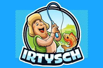 design high quality fishing project logo