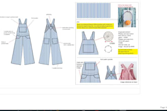 make digital sewing pattern  for you