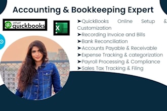 do bookkeeping services at quickbooks online and xero with bank reconciliation