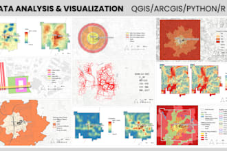 do spatial analysis and create maps using gis softwares