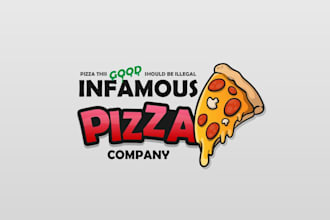 design custom bakery, bread, pizza and restaurant logo