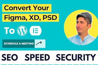convert figma to wordpress, figma to elementor website