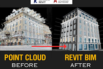 convert point cloud to revit architectural drawings