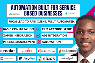 setup dubsado CRM workflows automation integration quickbooks zapier gohighlevel