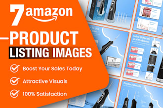 design professional amazon listing pictures, image editing