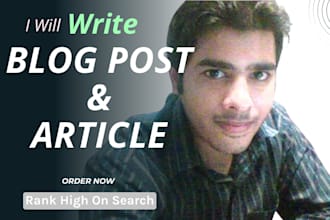 write SEO friendly article and blog post content to improve website ranking
