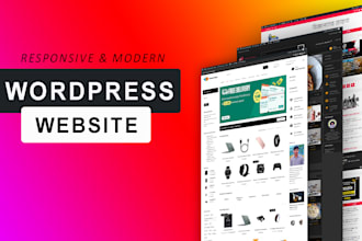 build ecommerce or news portal wordpress website design