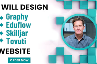build full graphy eduflow skilljar tovuti bridgelms course landing page website