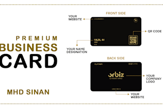 make a classic visiting card