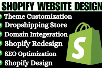 create shopify store design shopify banner  website promotion website SEO