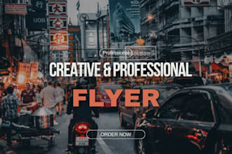 design a professional event promotional flyer to promote your event
