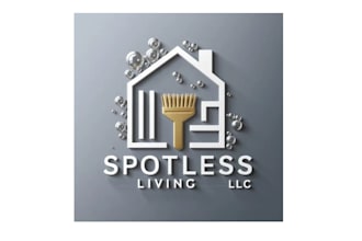 do cleaning spotless living logo with housekeeping services