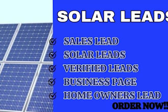 generate fresh solar leads and roofing leads through google map
