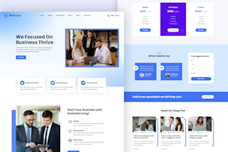 design startup landing page high converting modern with html or figma