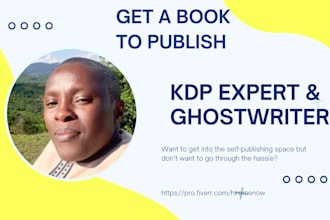 sell you a publishing ready, unique, human written book