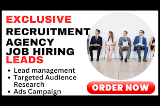 generate converting recruitment agency leads targeting job hiring leads