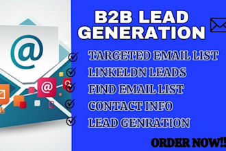 contact list building and targeted b2b lead generation services