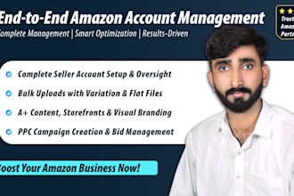 be your amazon vendor and seller central virtual assistant for listing issues
