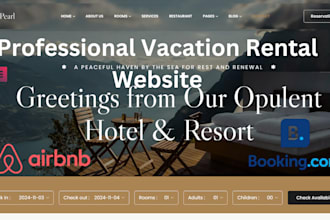 vacation rental website, vacation rental booking for vacation rental website