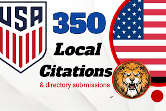do top 350 USA local citations for local business SEO