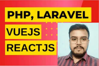 be your PHP laravel expert for full stack web development
