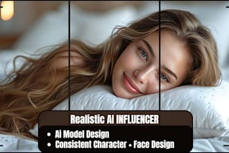 realistic ai influencer model for posts fanvue onlyfans and ai images generation