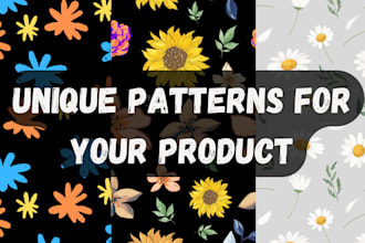 make seamless pattern design for your product