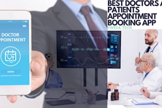 develop ai appointment booking app for patients and doctors