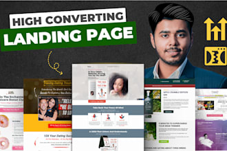 build gohighlevel and clickfunnels landing page with optimized sales funnel