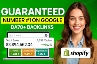rank number 1 with on page seo and optimization shopify wordpress youtube video