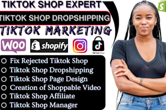 setup, fix tiktok shop dropshipping tiktok shop manager tiktok shop marketing